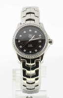 tag hauer link ladies diamond gold bracelet watch