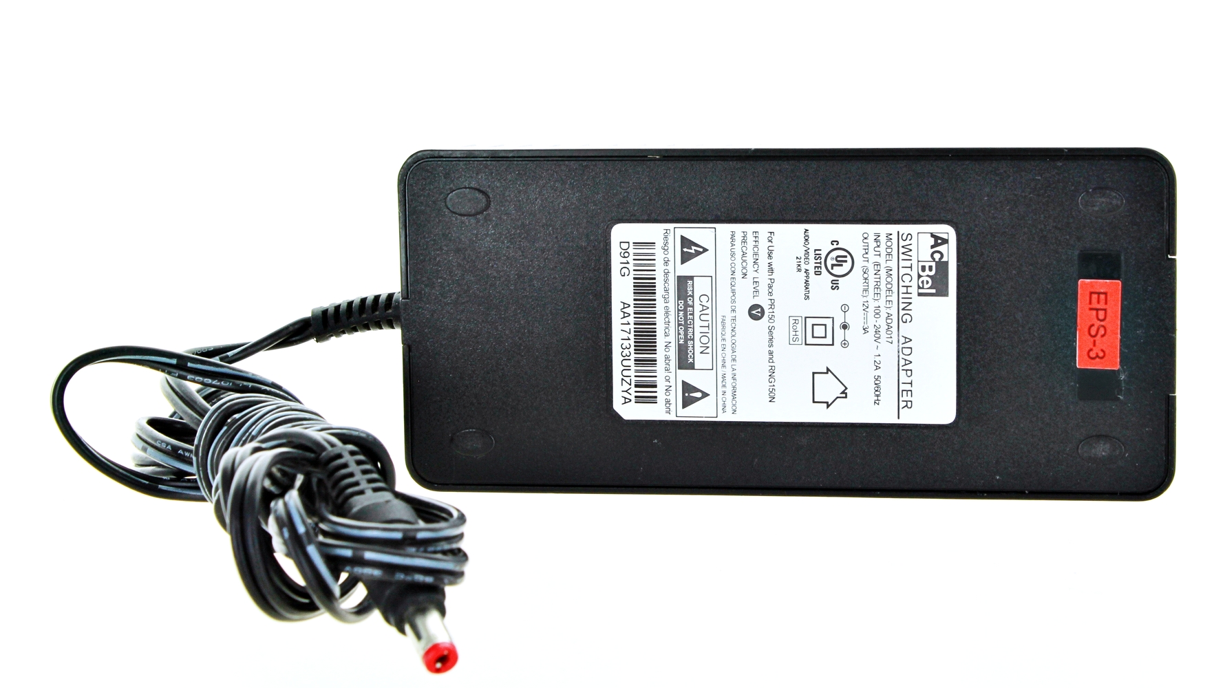 acbel switching adapter ada017 12v 3a