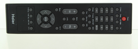 Haier TV Remote Control 098GRABDANEHRC 3831901