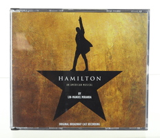 HAMILTON DOUBLE CD LIKE NEW ORIGINAL BROADWAY CAST