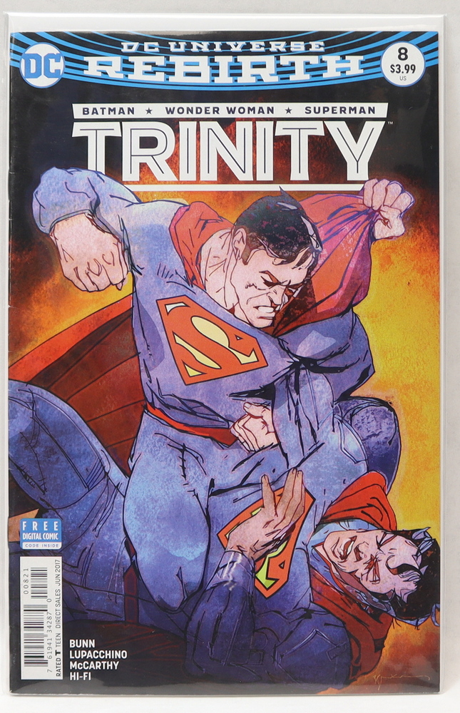 dc comic trinity rebirth 8 cover b variant