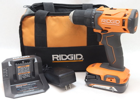 rigid r86001 with battery charger and bag