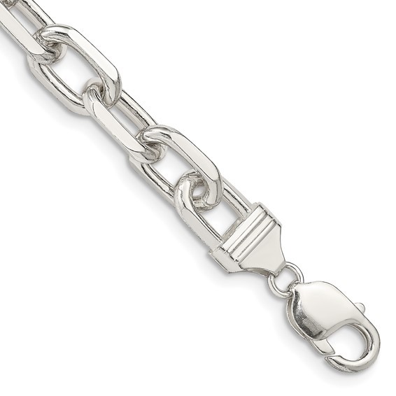 silver bracelet 47.74 gms 0.925% silver polished flexible infinity bracelet