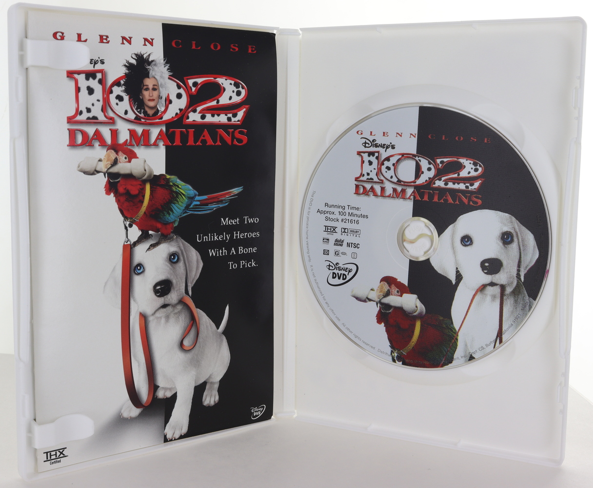 101 Dalmatians DVD, 2008 Glenn Close