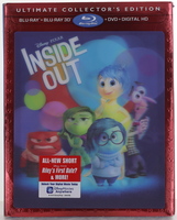 Inside Out - Ultimate Collector's Edition (Blu-Ray + DVD + 3D) 
