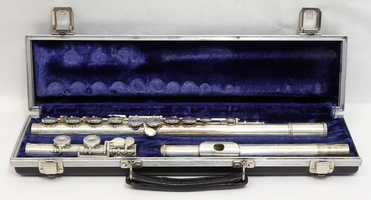 Sterling Silver Custom Flute By Elkhart w/ Case