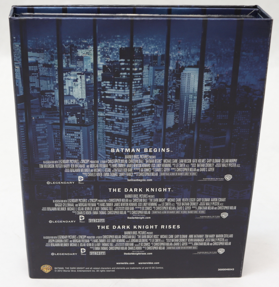 BATMAN The Dark Knight Trilogy (5 disks in Hard Protective Casing)