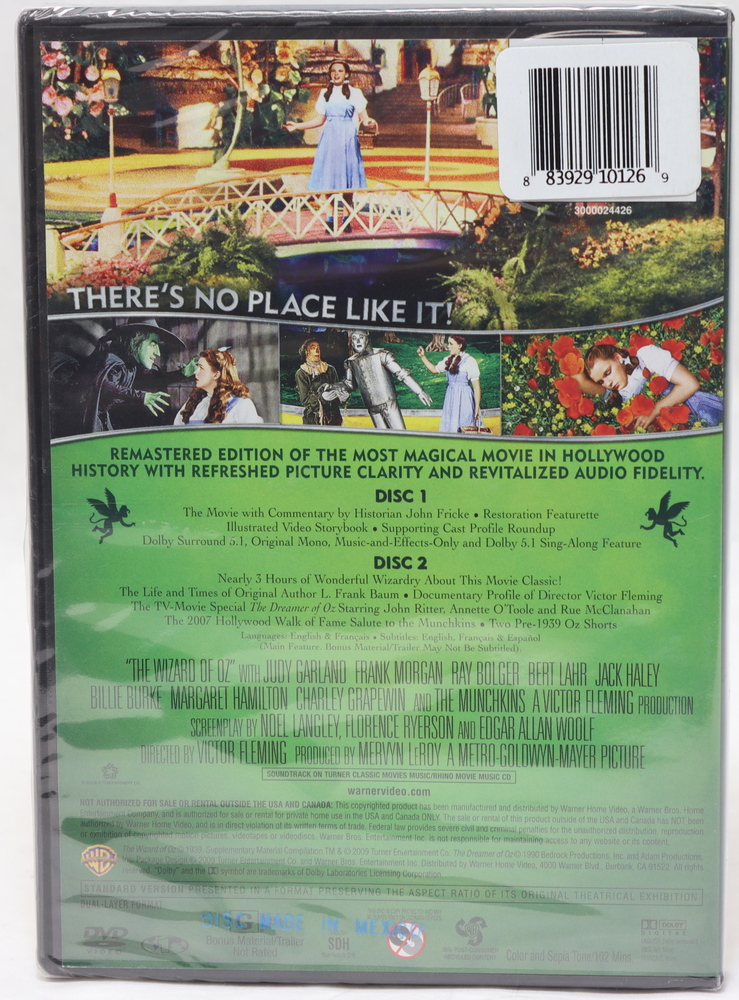 The Wizard Of OZ  - Two Disc 70th Anniversary Edition (DVD) 