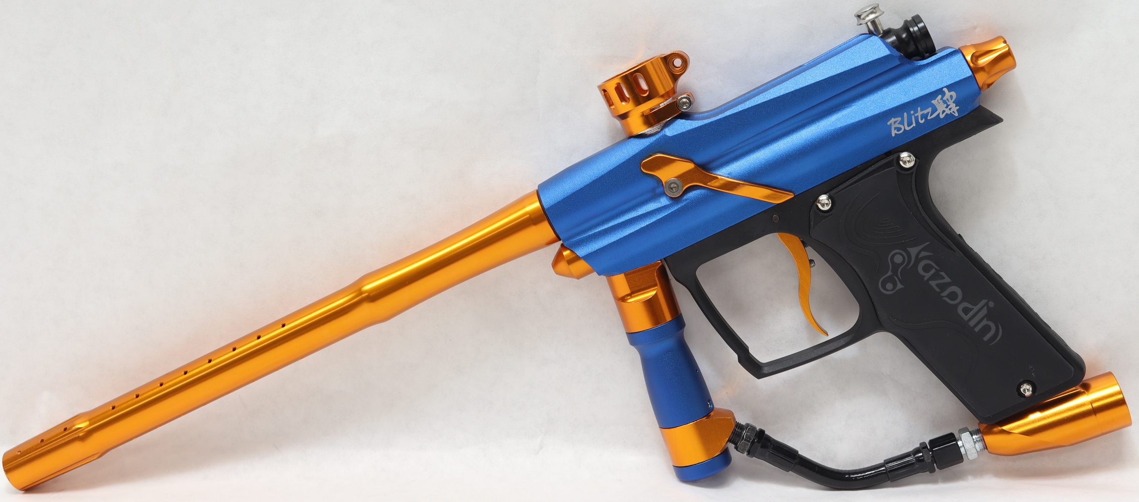 Azozin azodin blitz 4 ultimate semi-automatic paintball gun blue/orange ...