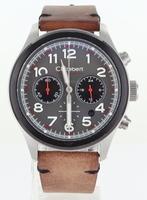 Cortebert Chronograph Stainless Steel Wrist Watch - (CB-3009) 