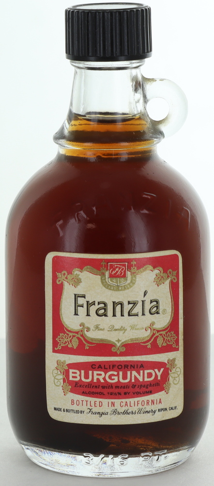 franzia brothers burgundy unopened mini bottles **rare**