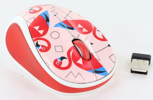 Logitech M325 Wireless Mouse (Flamingo)