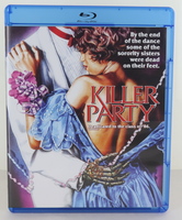 killer party dvd blu-ray 1986 new in factory sealed packaging