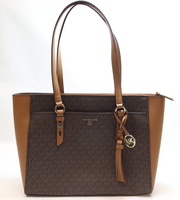 MICHAEL KORS 252 SULLIVAN BROWN/ACORN LARGE TOTE IOB AND BAG
