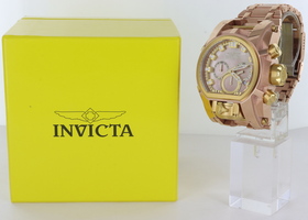 Invicta Bolt Zeus Magnum 39548 Chronograph Men's Watch, Two-Tone Gold/Rose Gold