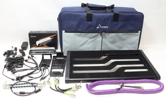 Donnor Pedalboard/Power Supply Combo Kit w/ Cords, Cables, and Bag