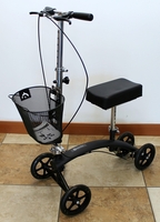 BodyMed Premium Knee Walker Steerable Adjustable Scooter with Dual Brakes
