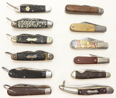 Lot of 12 Vintage Pocket Knives (Barlow, Camillus, Kutmaster, Sabre, Camco)