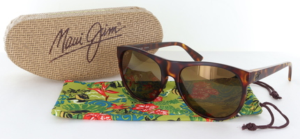 Maui Jim Rising Sun (MJ31-10M) Sunglasses, 57/18-135, Tortoise, w/ Case