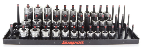 Snap-On 32pc 3/8" Drive 6-PT Shallow/Semi-Deep/Deep Socket Set (9mm - 19mm)