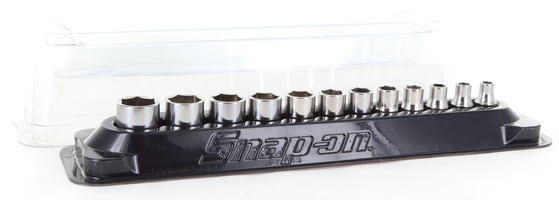 Snap-On 12pc 1/4" Drive 6 PT Shallow Socket Set (5mm - 15mm TMMS)
