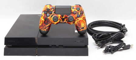 Sony PlayStation 4 (CUH-1001A) 500GB Console, 12.00, w/ Controller, Cords