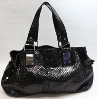 Michael Kors SnakeSkin Lacquered Shoulder Bag