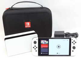 Nintendo Switch OLED 64GB (HEG-001) w/ Joy-Cons, Dock, HDMI, Power, Case