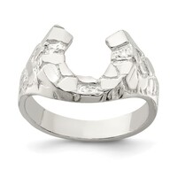 Sterling Silver 925 Horshoe Ring