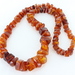 Vintage Beautiful Baltic Amber Necklace 28"
