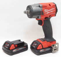 Milwaukee 2962-20 M18 Fuel Gen-2 18V Mid Torque Impact Wrench w/ 2 Batteries