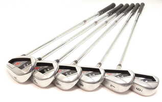 Callaway XR Iron Set, 6 Clubs (6-9, PW, AW), XR Steel Shafts - Stiff, RH