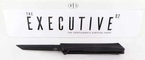 The Executive D2: Gentleman's Survival Knife by Love Survivalist *New in Box*
