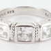 Judith Ripka Sterling Silver 925 CZ Diamonique 3 Stone Cocktail Ring, Size 8