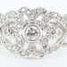 ESPO Sterling Silver 925 CZ Ornate Victorian Style Engagement Ring, Size 8