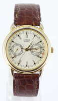 Vintage Citizen Elegance Triple Calendar Men's Watch, Gold-Tone (6355-G31191 TA)