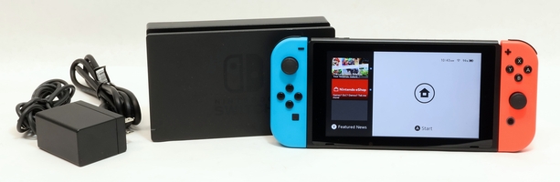 Nintendo Switch HAC-001 32GB, Red/Blue Joy-Cons w/ Dock, 64GB MSD, Charger, HDMI