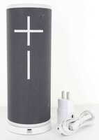 Ultimate Ears MegaBoom 3 Portable Speaker White/Gray w/ Charge Dock, USB, Power