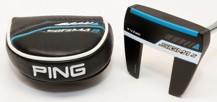 Ping Sigma 2 Tyne Stealth Putter, Adjustable Shaft (32"-36"), PP60 Grip w/ Cover