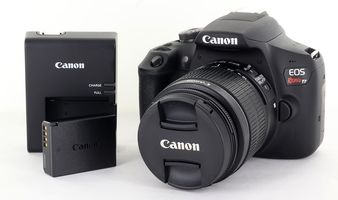 Canon EOS Rebel T7 24.1MP DSLR Camera w/ EF-S 18-55mm Lens, Battery, Charger